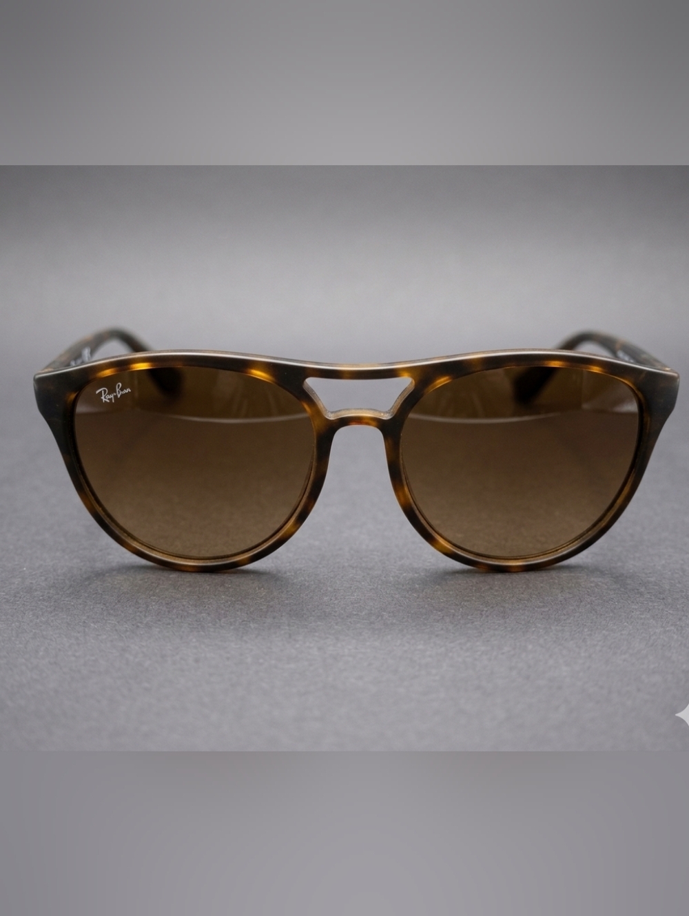 Ray Ban Brad Pilot Sunglasses | Matte Havana & Brown Gradient